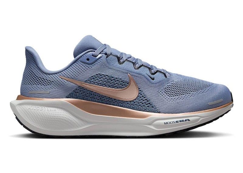 Nike Pegasus 41 Ashen Slate Armory Navy Black Metallic Red Bronze (Women's)