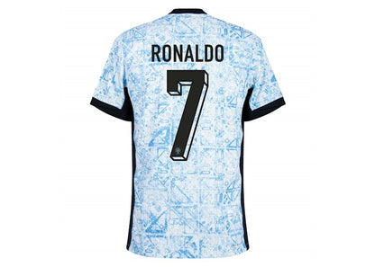 Nike Portugal 2024/25 Ronaldo Match Away ADV Authentic Jersey Sail/University Blue/Pitch Blue/Pitch Blue