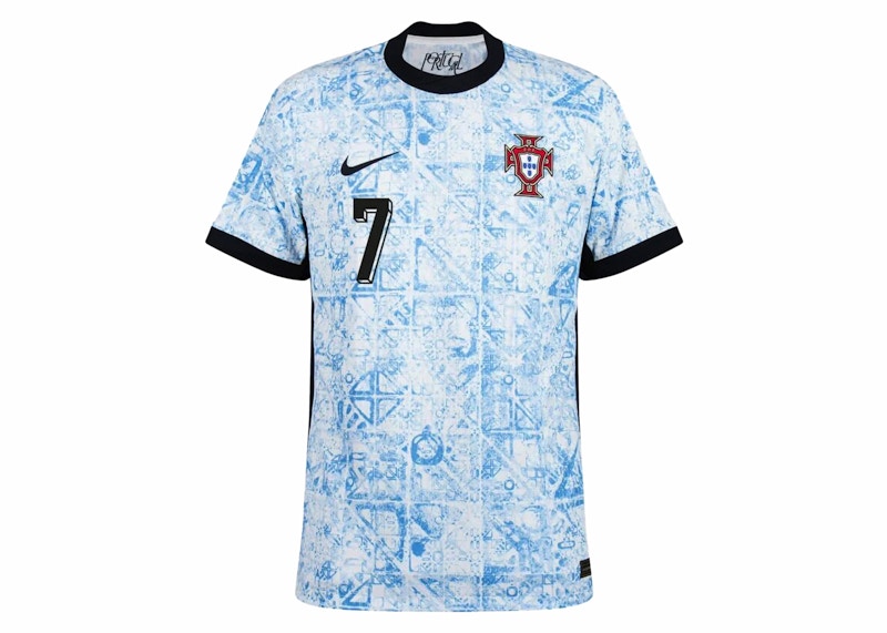 Nike Portugal 2024/25 Ronaldo Match Away ADV Authentic Jersey Sail/University Blue/Pitch Blue/Pitch Blue