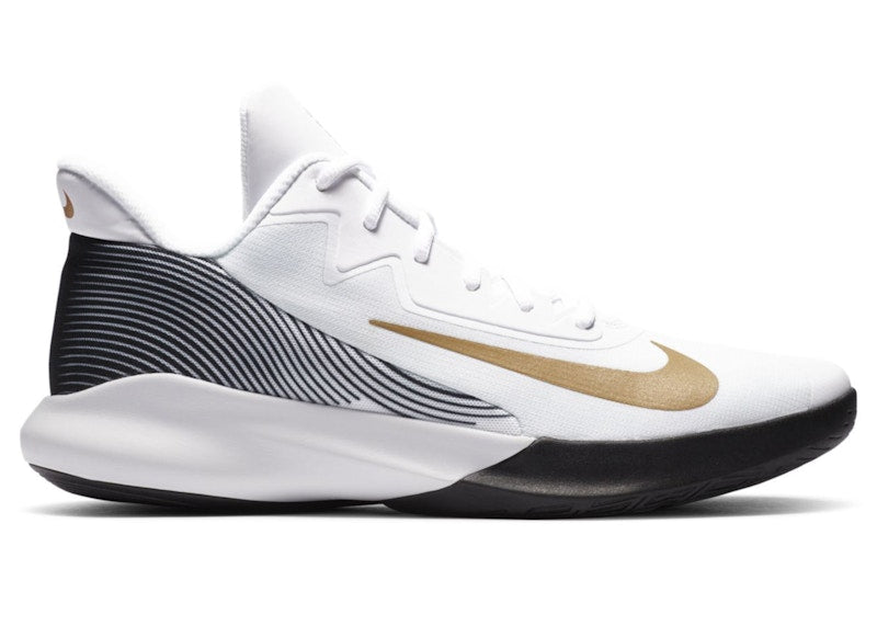 Nike Precision 4 White Metallic Gold