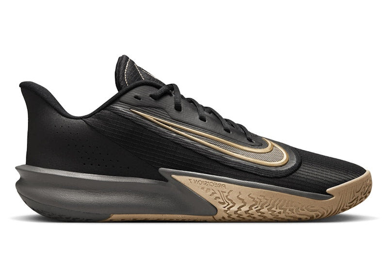 Nike Precision 7 Black Parachute Beige Iron Grey Metallic Gold