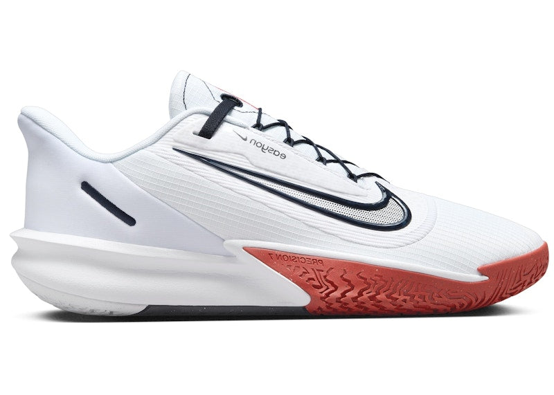 Nike Precision 7 EasyOn White Sport Red Obsidian
