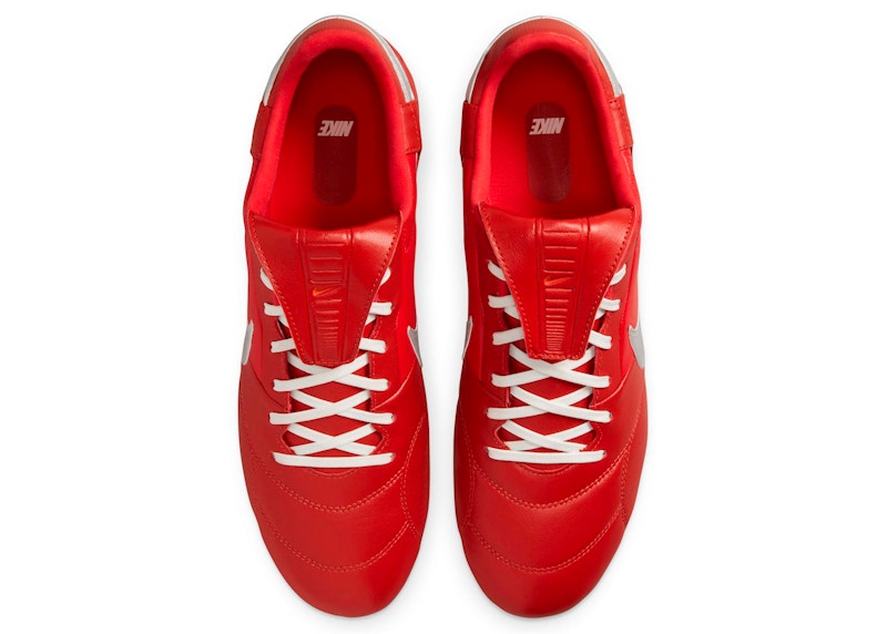 Nike Premier 3 FG University Red Metallic Silver