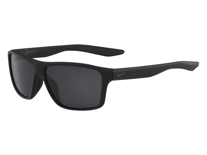 Nike Premier Square Sunglasses Matte Black Dark Grey Lens Dark Grey (PREMIER-EV1071-001-60)