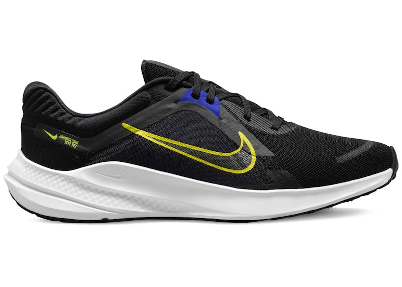Nike Quest 5 Black Racer Blue White High Voltage