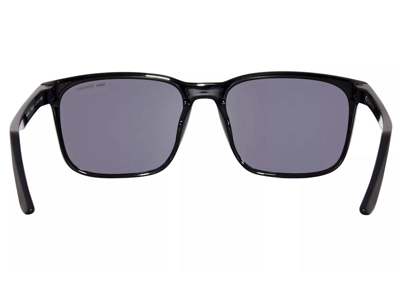 Nike Rave P Sunglasses Black/Polarized Grey/Silver Flash