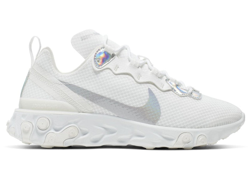 Nike React Element 55 White Iridescent (Women's)