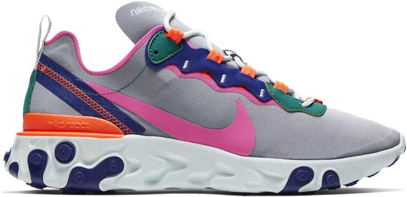 Nike React Element 55 Wolf Grey Multi-Color (Women's)