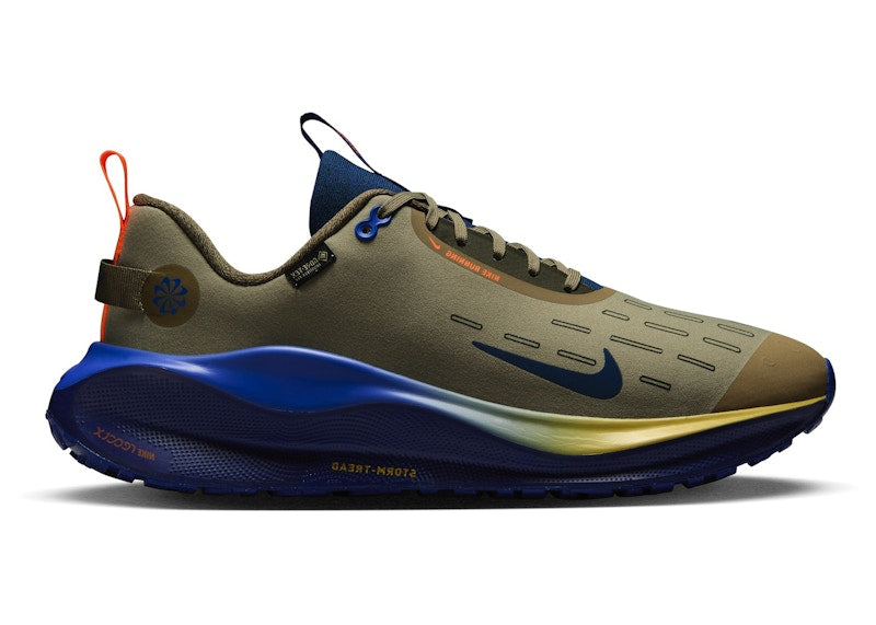 Nike React Infinity Run 4 Gore-Tex Neutral Olive Racer Blue Cargo Khaki Thunder Blue