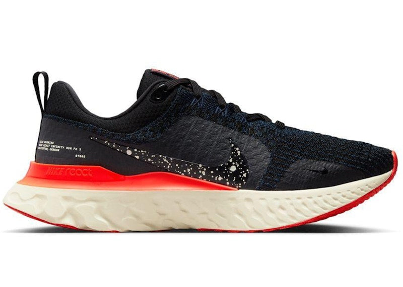 Nike React Infinity Run Obsidian Bright Crimson