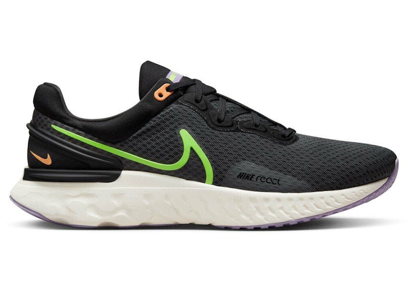Nike React Miler 3 Anthracite Ghost Green Lavender