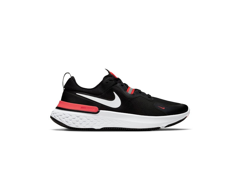 Nike React Miler Black Laser Crimson