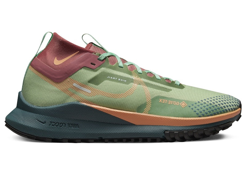 Nike React Pegasus Trail 4 Gore-Tex Alligator Mint Foam Canyon Rust Orange Trance (Women's)