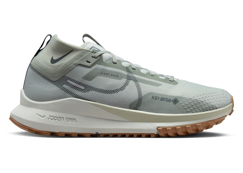 Nike React Pegasus Trail 4 Gore-Tex Jade Horizon Light Silver Gum Medium Brown Vintage Green