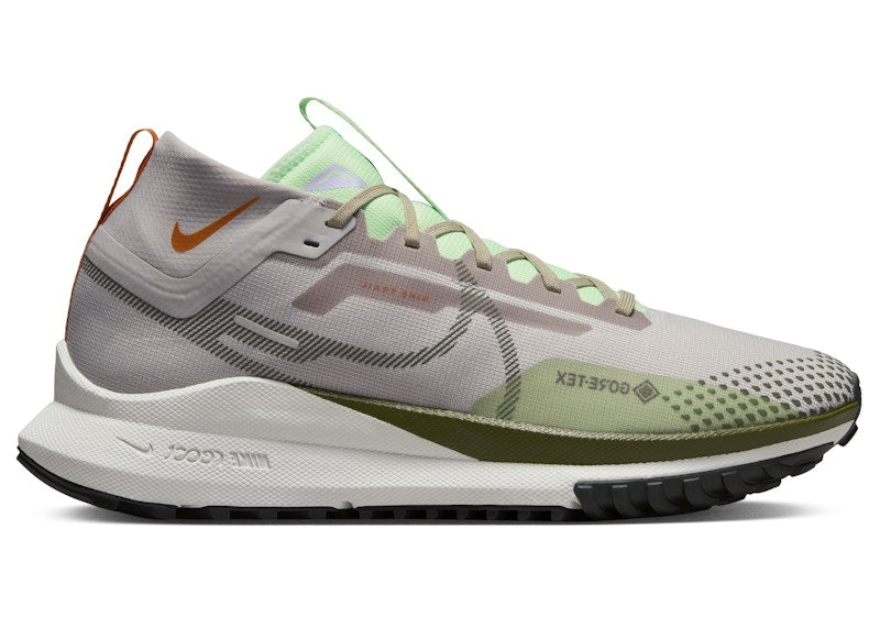Nike React Pegasus Trail 4 Gore-Tex Light Iron Ore Vapor Green Lilac Bloom Medium Olive