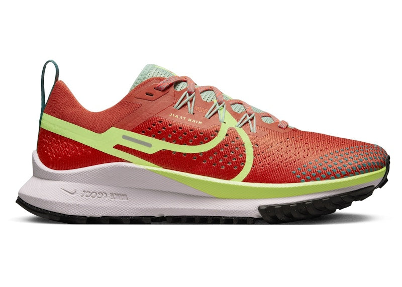 Nike React Pegasus Trail 4 Mantra Orange Enamel Green Bicoastal Ghost Green (Women's)