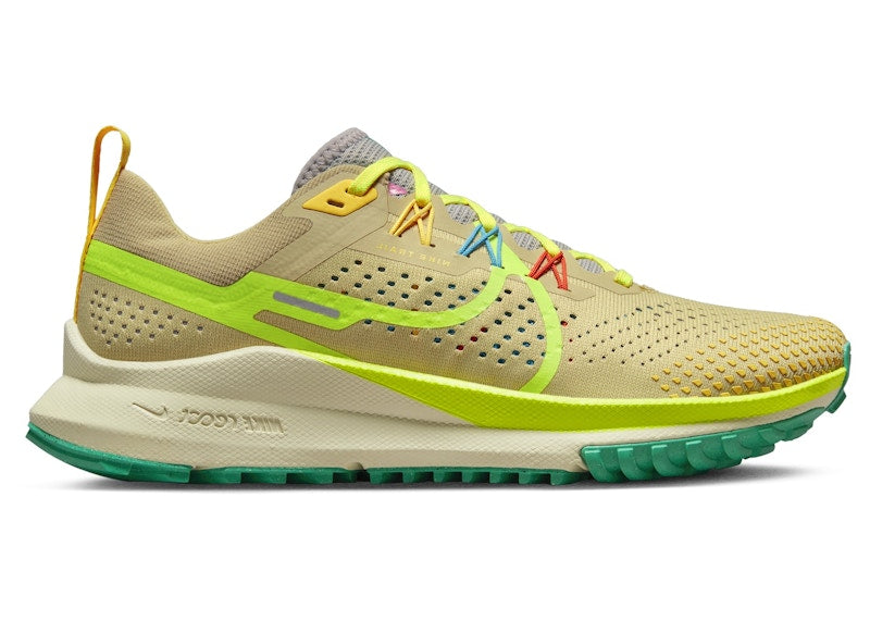 Nike React Pegasus Trail 4 Team Gold Baltic Blue Stadium Green Volt (Women's)