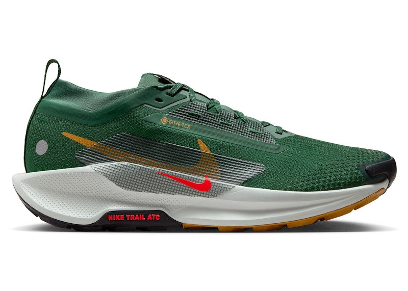 Nike React Pegasus Trail 5 Gore-Tex Fir Clay Green Desert Ochre Bright Crimson