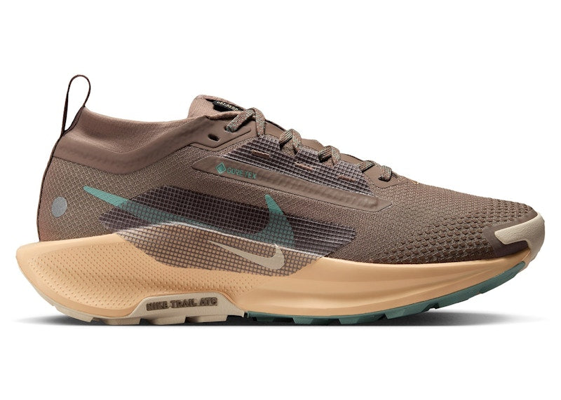 Nike React Pegasus Trail 5 Gore-Tex Mink Brown Orange Chalk Pearl White Cannon (Women's)
