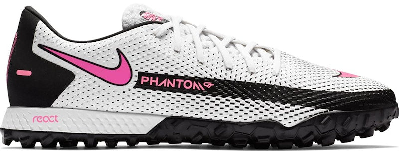 Nike React Phantom GT Pro TF White Black Pink Blast