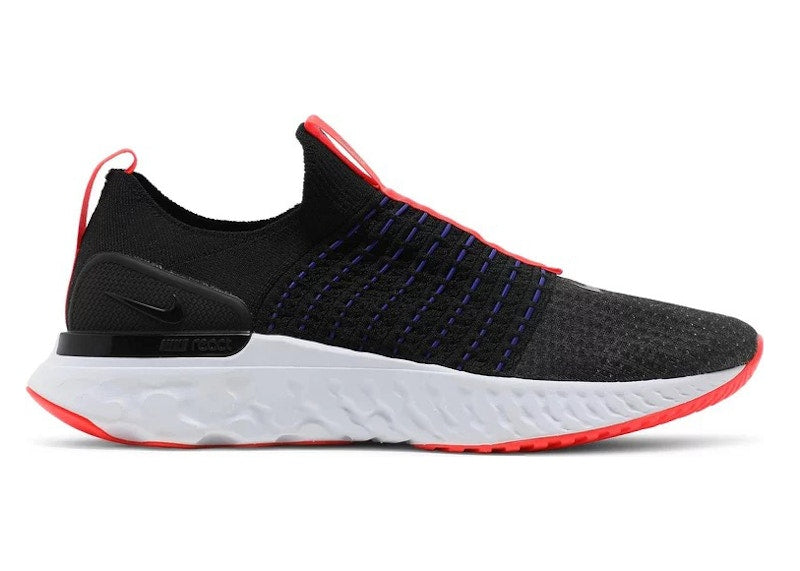 Nike React Phantom Run Flyknit 2 Black Bright Crimson