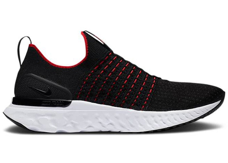 Nike React Phantom Run Flyknit 2 Black University Red
