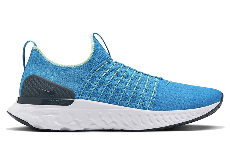 Nike React Phantom Run Flyknit 2 Blue Orbit Vapor Green Deep Ocean