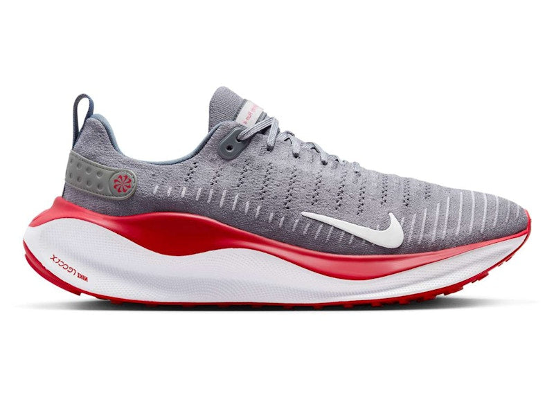 Nike ReactX Infinity Run 4 Cool Grey University Red White