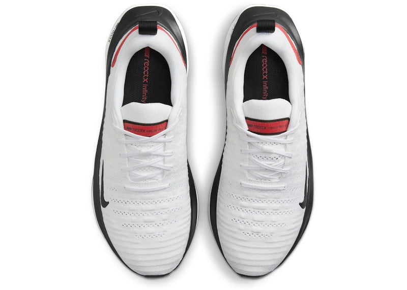Nike ReactX Infinity Run 4 White Black Light Crimson