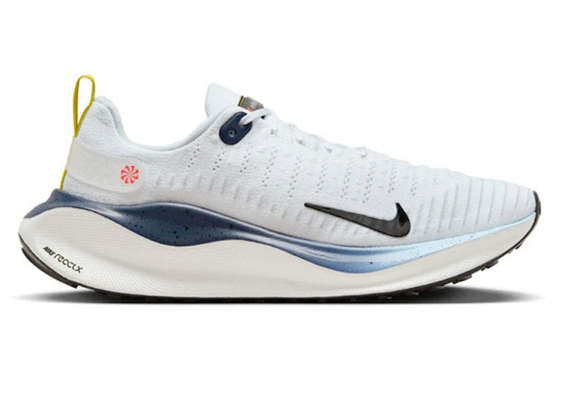 Nike ReactX Infinity Run 4 White Navy Speed Yellow