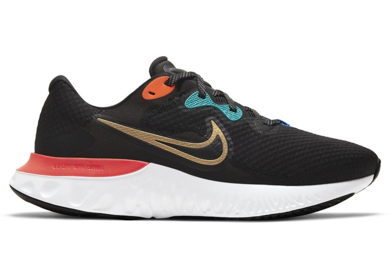 Nike Renew Run 2 Black Bright Crimson