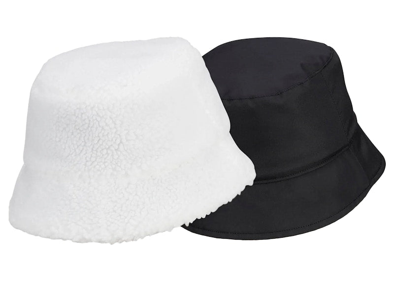 Nike Reversible Fleece Bucket Hat (2 Pack) White/Black/Black