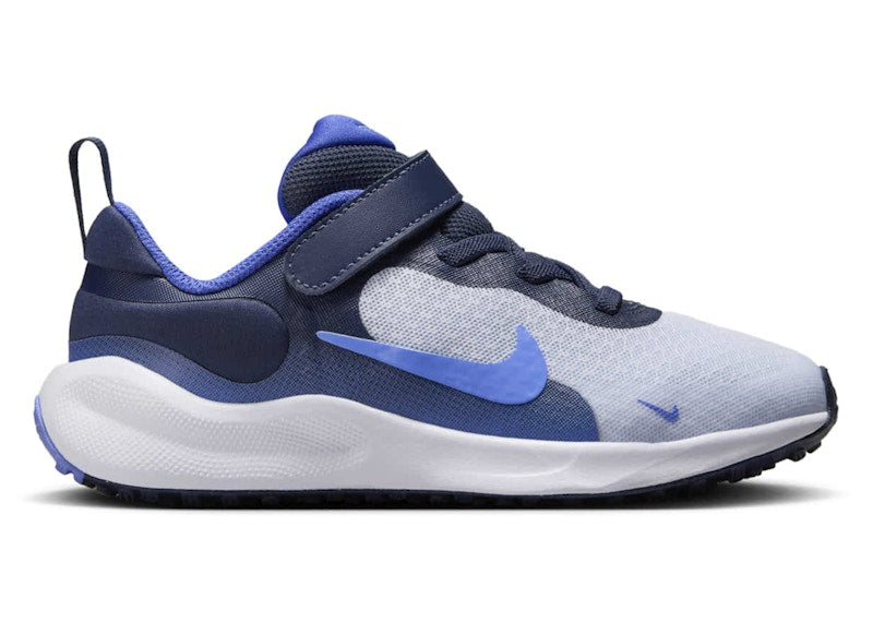 Nike Revolution 7 Football Grey Thunder Blue Astronomy Blue Royal Pulse (PS)