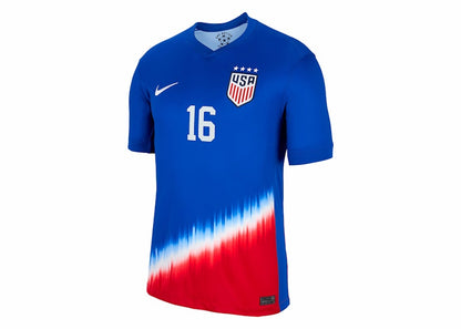 Nike Rose Lavelle USWNT 2024 Stadium Away Jersey Royal