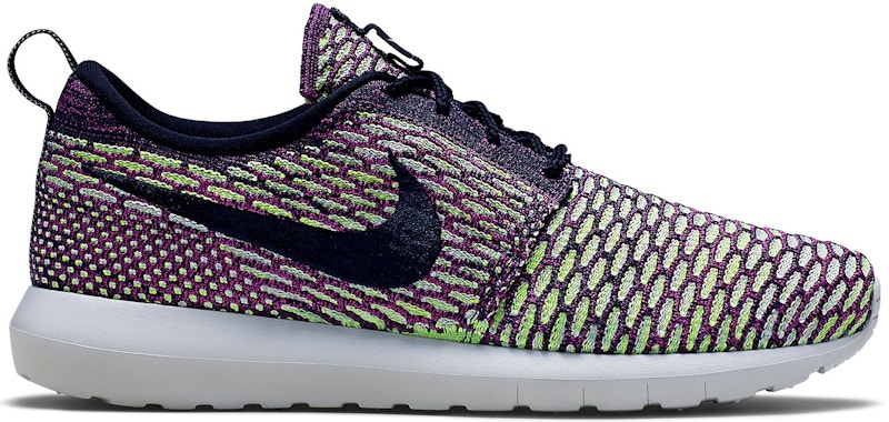 Nike Roshe One NM Flyknit Dark Obsidian Fuchsia Flash