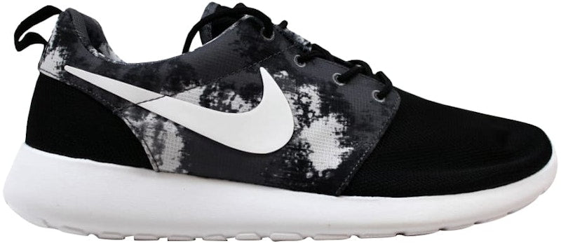 Nike Rosherun Print Black/White-Cool Grey (Women's)