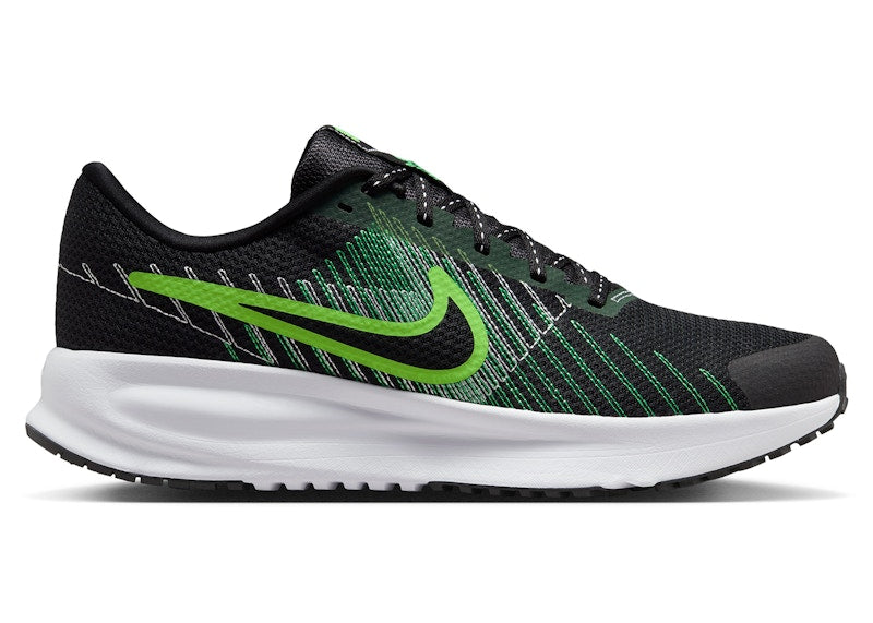 Nike Run Defy Black Green Shock White Green Strike