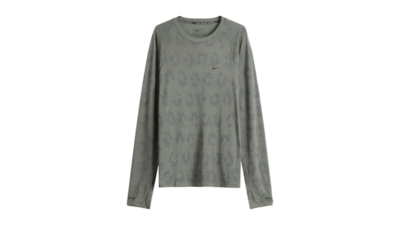Nike Run Division Long Sleeved T-shirt Jade Horizon/Iron Grey