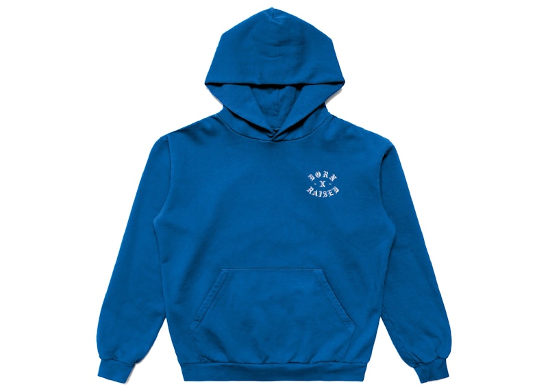 Nike SB Born X Raised In Loving Memory Rocker Hoodie Blue