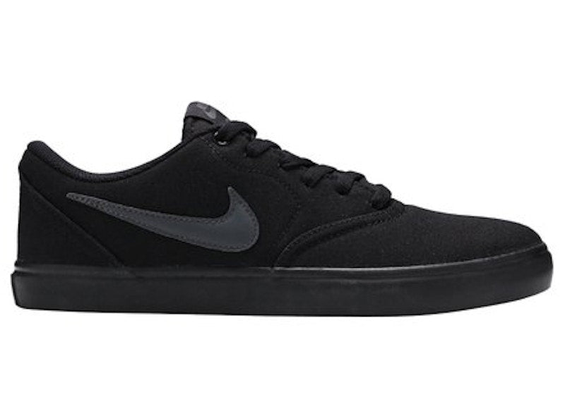 Nike SB Check Solarsoft Canvas Triple Black
