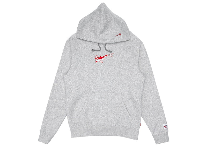 Nike SB Orange Label x Oski Fleece Skate Hoodie Grey Heather