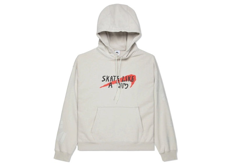 Nike SB Skate Like A Girl Hoodie Light Bone/Black