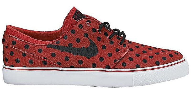 Nike SB Zoom Stefan Janoski Canvas Team Red Polka Dot