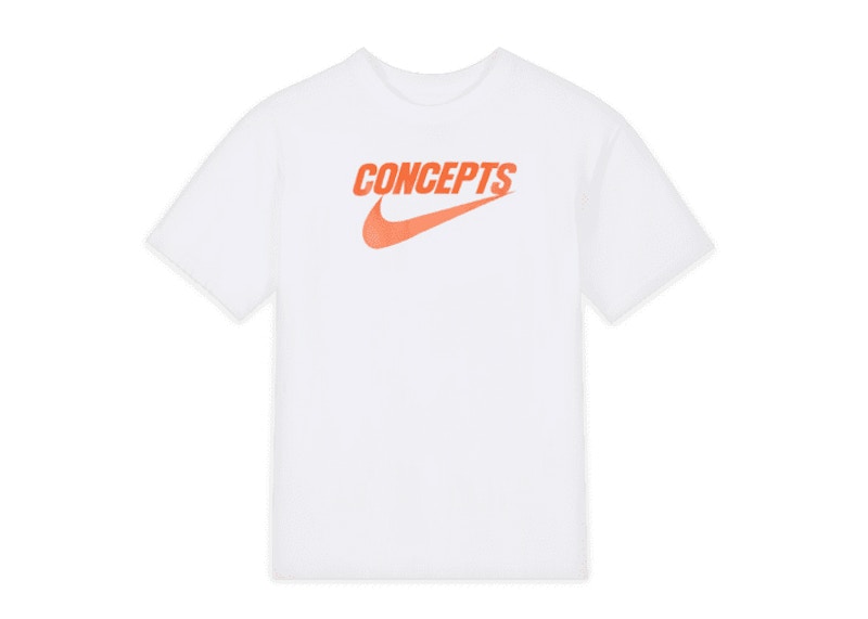 Nike SB x Concepts T-Shirt White Orange