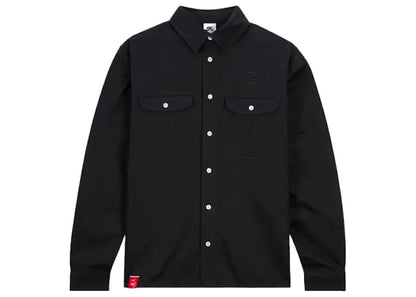 Nike SB x N7 Tanglin Long-Sleeve Button Up Black