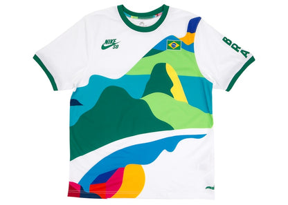 Nike SB x Parra Brazil Federation Kit Crew Jersey White/Clover