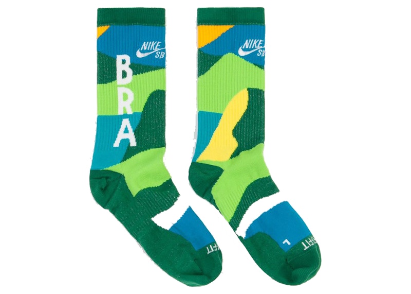 Nike x Parra Brazil Federation Kit Socks White/Clover
