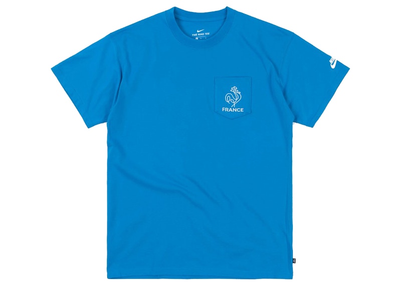 Nike x Parra France Federation Kit T-shirt (Asia Sizing) Neptune Blue/White