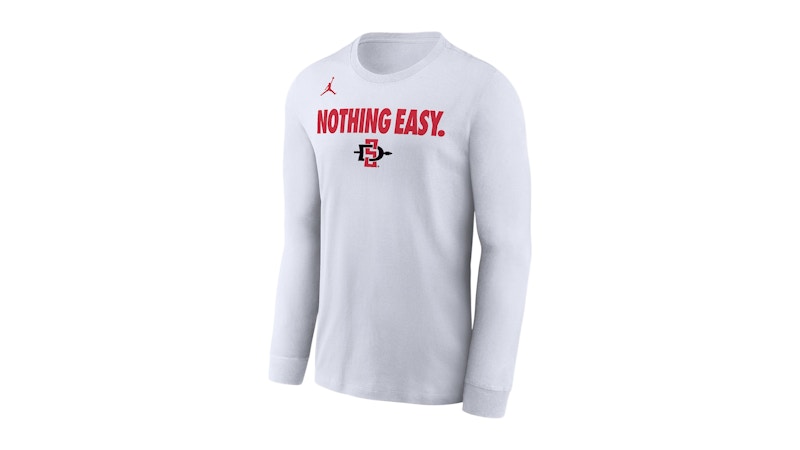 Nike SDSU College Long-Sleeve T-Shirt White