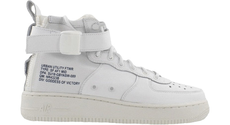 Nike SF Air Force 1 Mid White (GS)